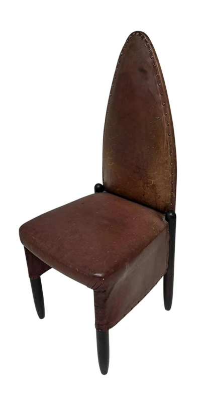Art Deco Amsterdamse School High-Back Side Chair by Michel de Klerk, 1916/1925